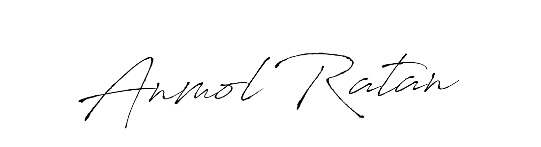 How to make Anmol Ratan name signature. Use Antro_Vectra style for creating short signs online. This is the latest handwritten sign. Anmol Ratan signature style 6 images and pictures png