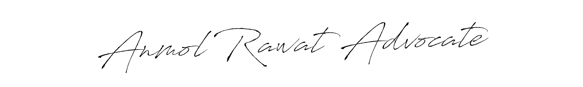 Antro_Vectra is a professional signature style that is perfect for those who want to add a touch of class to their signature. It is also a great choice for those who want to make their signature more unique. Get Anmol Rawat Advocate name to fancy signature for free. Anmol Rawat Advocate signature style 6 images and pictures png