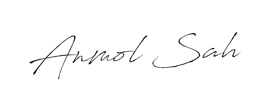 Use a signature maker to create a handwritten signature online. With this signature software, you can design (Antro_Vectra) your own signature for name Anmol Sah. Anmol Sah signature style 6 images and pictures png