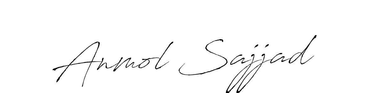 You can use this online signature creator to create a handwritten signature for the name Anmol Sajjad. This is the best online autograph maker. Anmol Sajjad signature style 6 images and pictures png