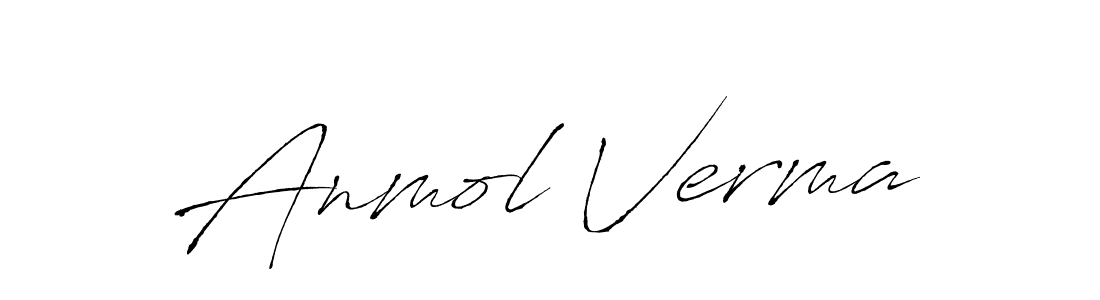 This is the best signature style for the Anmol Verma name. Also you like these signature font (Antro_Vectra). Mix name signature. Anmol Verma signature style 6 images and pictures png