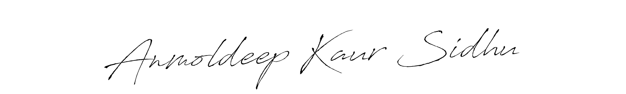 How to make Anmoldeep Kaur Sidhu signature? Antro_Vectra is a professional autograph style. Create handwritten signature for Anmoldeep Kaur Sidhu name. Anmoldeep Kaur Sidhu signature style 6 images and pictures png