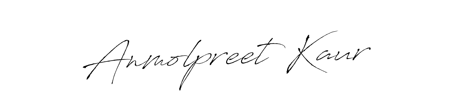 Anmolpreet Kaur stylish signature style. Best Handwritten Sign (Antro_Vectra) for my name. Handwritten Signature Collection Ideas for my name Anmolpreet Kaur. Anmolpreet Kaur signature style 6 images and pictures png