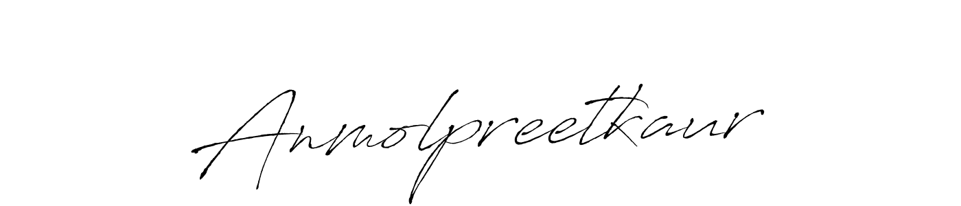 Create a beautiful signature design for name Anmolpreetkaur. With this signature (Antro_Vectra) fonts, you can make a handwritten signature for free. Anmolpreetkaur signature style 6 images and pictures png