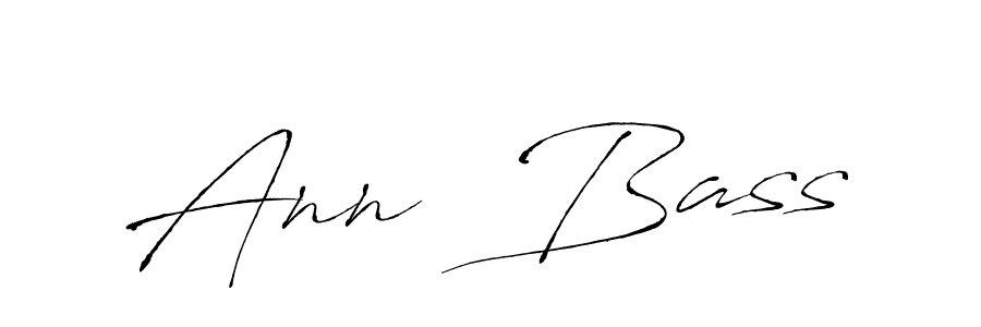 Ann  Bass stylish signature style. Best Handwritten Sign (Antro_Vectra) for my name. Handwritten Signature Collection Ideas for my name Ann  Bass. Ann  Bass signature style 6 images and pictures png