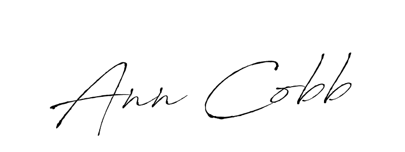 Use a signature maker to create a handwritten signature online. With this signature software, you can design (Antro_Vectra) your own signature for name Ann Cobb. Ann Cobb signature style 6 images and pictures png