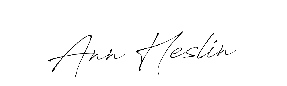 You can use this online signature creator to create a handwritten signature for the name Ann Heslin. This is the best online autograph maker. Ann Heslin signature style 6 images and pictures png