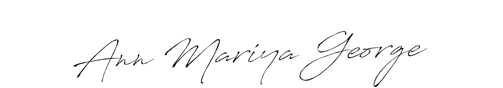 You can use this online signature creator to create a handwritten signature for the name Ann Mariya George. This is the best online autograph maker. Ann Mariya George signature style 6 images and pictures png