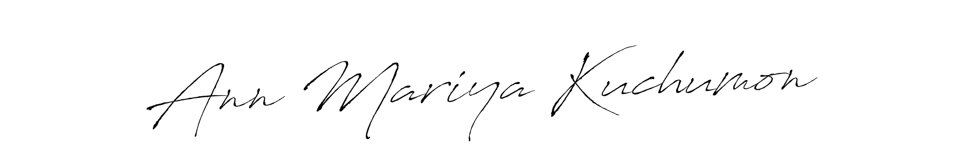 Also we have Ann Mariya Kuchumon name is the best signature style. Create professional handwritten signature collection using Antro_Vectra autograph style. Ann Mariya Kuchumon signature style 6 images and pictures png