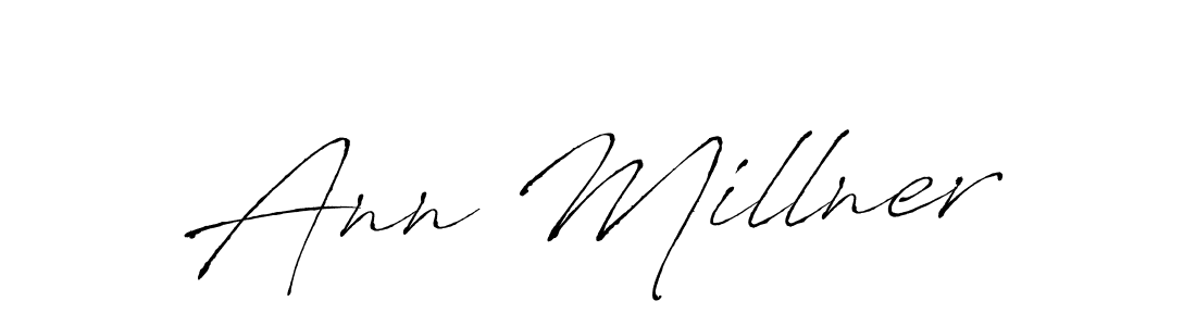 How to make Ann Millner signature? Antro_Vectra is a professional autograph style. Create handwritten signature for Ann Millner name. Ann Millner signature style 6 images and pictures png