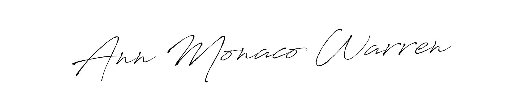 Similarly Antro_Vectra is the best handwritten signature design. Signature creator online .You can use it as an online autograph creator for name Ann Monaco Warren. Ann Monaco Warren signature style 6 images and pictures png