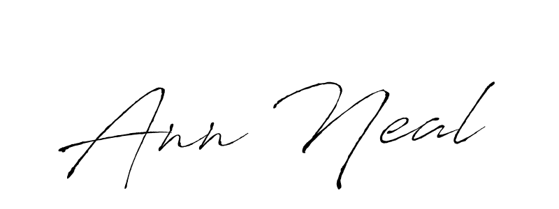 Ann Neal stylish signature style. Best Handwritten Sign (Antro_Vectra) for my name. Handwritten Signature Collection Ideas for my name Ann Neal. Ann Neal signature style 6 images and pictures png