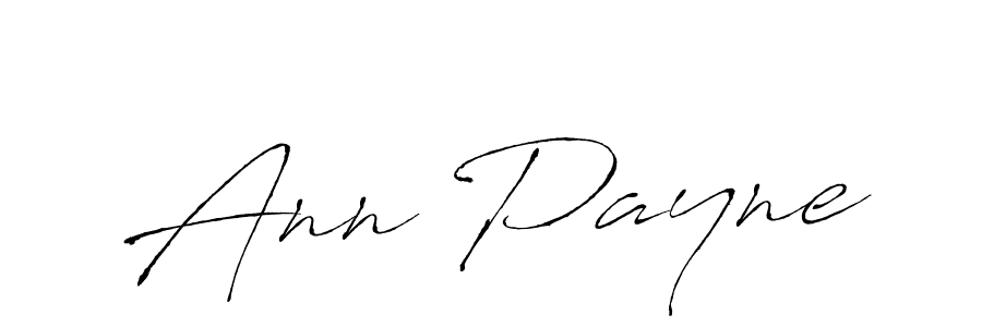 Use a signature maker to create a handwritten signature online. With this signature software, you can design (Antro_Vectra) your own signature for name Ann Payne. Ann Payne signature style 6 images and pictures png