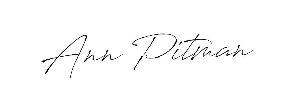 You should practise on your own different ways (Antro_Vectra) to write your name (Ann Pitman) in signature. don't let someone else do it for you. Ann Pitman signature style 6 images and pictures png