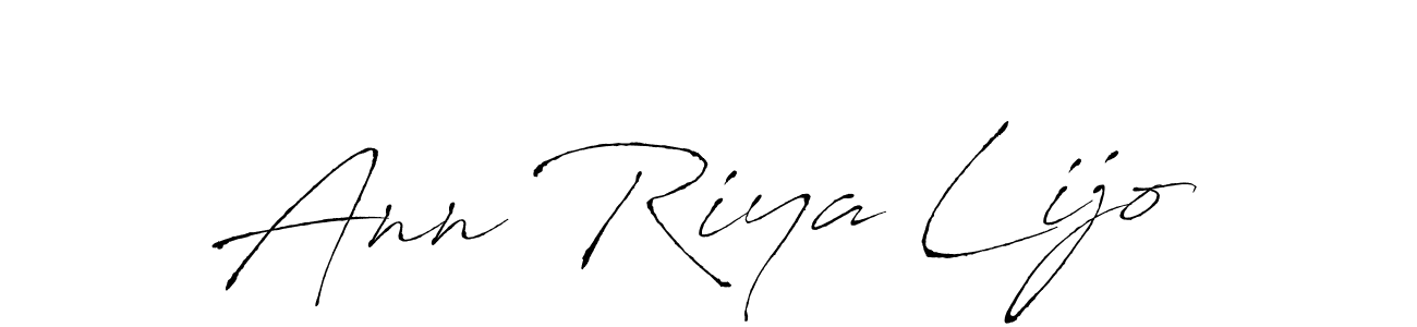 Make a short Ann Riya Lijo signature style. Manage your documents anywhere anytime using Antro_Vectra. Create and add eSignatures, submit forms, share and send files easily. Ann Riya Lijo signature style 6 images and pictures png