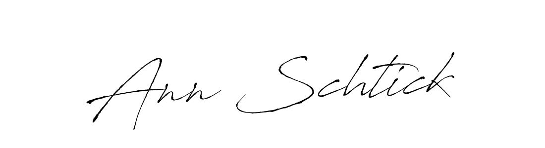 Make a beautiful signature design for name Ann Schtick. With this signature (Antro_Vectra) style, you can create a handwritten signature for free. Ann Schtick signature style 6 images and pictures png