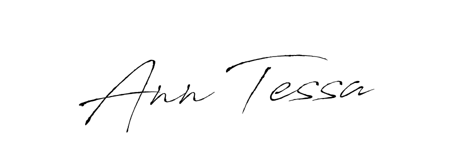 Ann Tessa stylish signature style. Best Handwritten Sign (Antro_Vectra) for my name. Handwritten Signature Collection Ideas for my name Ann Tessa. Ann Tessa signature style 6 images and pictures png