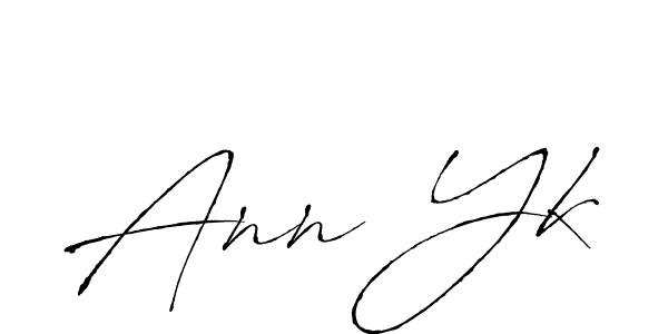 Create a beautiful signature design for name Ann Yk. With this signature (Antro_Vectra) fonts, you can make a handwritten signature for free. Ann Yk signature style 6 images and pictures png