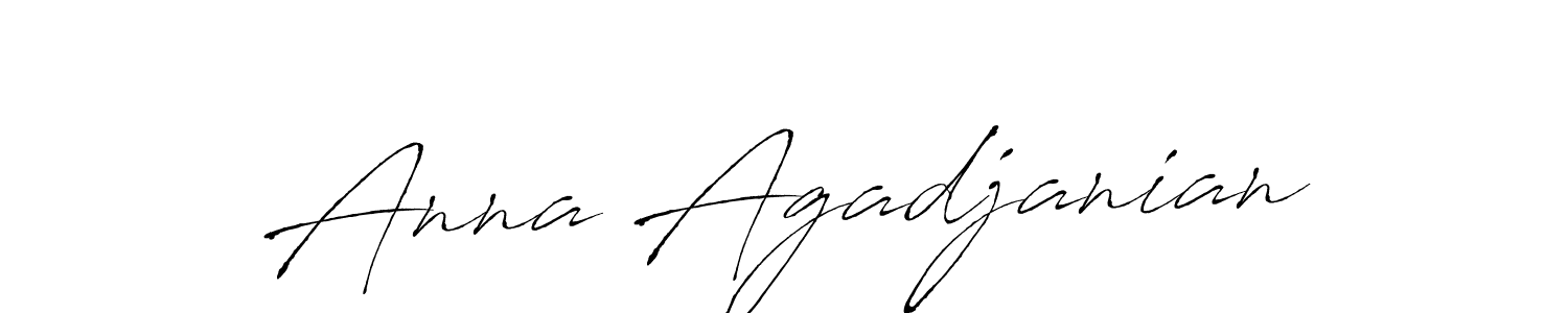 Anna Agadjanian stylish signature style. Best Handwritten Sign (Antro_Vectra) for my name. Handwritten Signature Collection Ideas for my name Anna Agadjanian. Anna Agadjanian signature style 6 images and pictures png