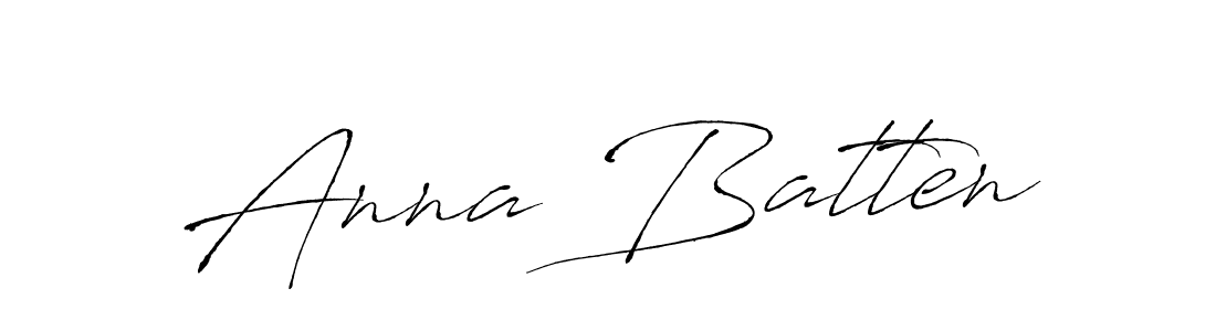 How to make Anna Batten name signature. Use Antro_Vectra style for creating short signs online. This is the latest handwritten sign. Anna Batten signature style 6 images and pictures png