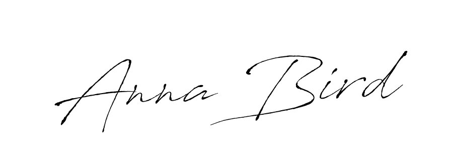 Design your own signature with our free online signature maker. With this signature software, you can create a handwritten (Antro_Vectra) signature for name Anna Bird. Anna Bird signature style 6 images and pictures png