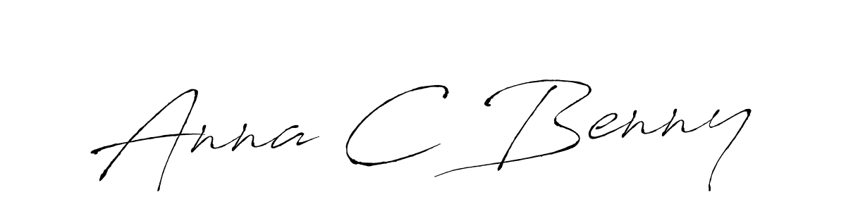 You should practise on your own different ways (Antro_Vectra) to write your name (Anna C Benny) in signature. don't let someone else do it for you. Anna C Benny signature style 6 images and pictures png