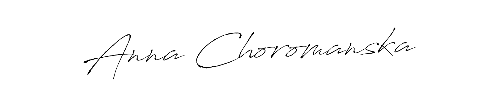Anna Choromanska stylish signature style. Best Handwritten Sign (Antro_Vectra) for my name. Handwritten Signature Collection Ideas for my name Anna Choromanska. Anna Choromanska signature style 6 images and pictures png