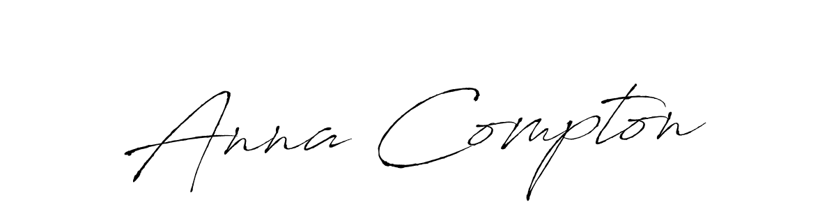 Design your own signature with our free online signature maker. With this signature software, you can create a handwritten (Antro_Vectra) signature for name Anna Compton. Anna Compton signature style 6 images and pictures png