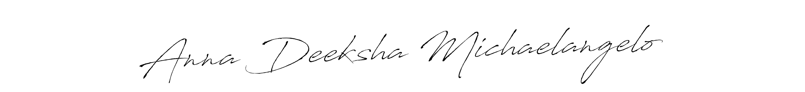 You should practise on your own different ways (Antro_Vectra) to write your name (Anna Deeksha Michaelangelo) in signature. don't let someone else do it for you. Anna Deeksha Michaelangelo signature style 6 images and pictures png