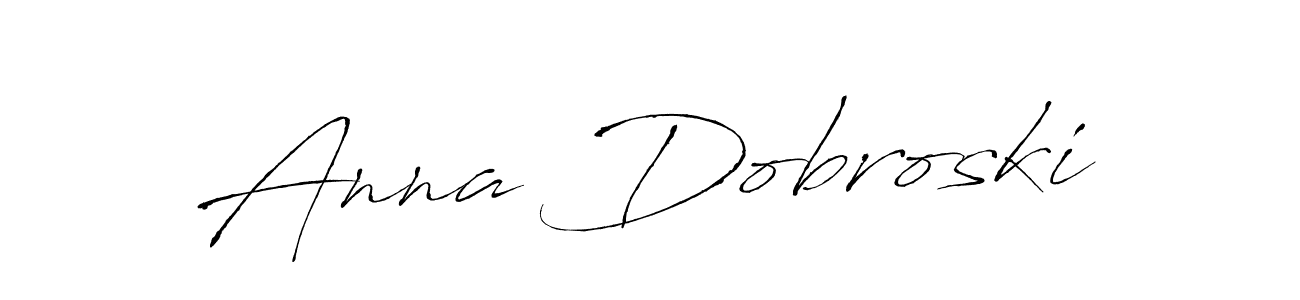 Also we have Anna Dobroski name is the best signature style. Create professional handwritten signature collection using Antro_Vectra autograph style. Anna Dobroski signature style 6 images and pictures png