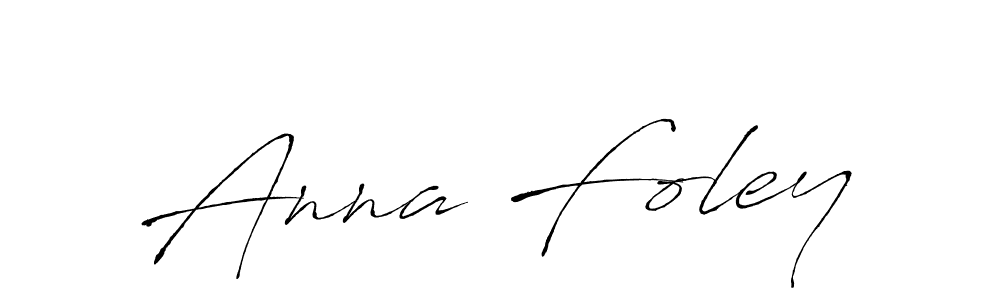 Anna Foley stylish signature style. Best Handwritten Sign (Antro_Vectra) for my name. Handwritten Signature Collection Ideas for my name Anna Foley. Anna Foley signature style 6 images and pictures png