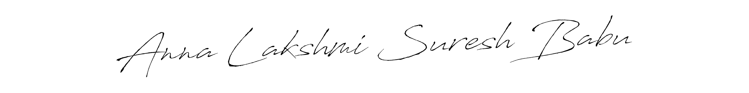 You should practise on your own different ways (Antro_Vectra) to write your name (Anna Lakshmi Suresh Babu) in signature. don't let someone else do it for you. Anna Lakshmi Suresh Babu signature style 6 images and pictures png