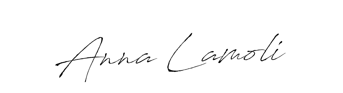 Make a beautiful signature design for name Anna Lamoli. With this signature (Antro_Vectra) style, you can create a handwritten signature for free. Anna Lamoli signature style 6 images and pictures png