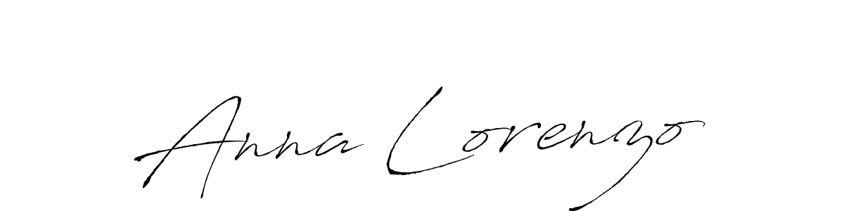 You should practise on your own different ways (Antro_Vectra) to write your name (Anna Lorenzo) in signature. don't let someone else do it for you. Anna Lorenzo signature style 6 images and pictures png