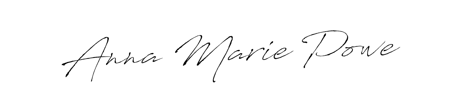 Create a beautiful signature design for name Anna Marie Powe. With this signature (Antro_Vectra) fonts, you can make a handwritten signature for free. Anna Marie Powe signature style 6 images and pictures png