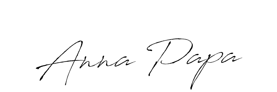 Create a beautiful signature design for name Anna Papa. With this signature (Antro_Vectra) fonts, you can make a handwritten signature for free. Anna Papa signature style 6 images and pictures png