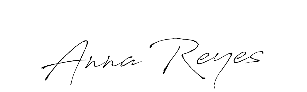 Design your own signature with our free online signature maker. With this signature software, you can create a handwritten (Antro_Vectra) signature for name Anna Reyes. Anna Reyes signature style 6 images and pictures png