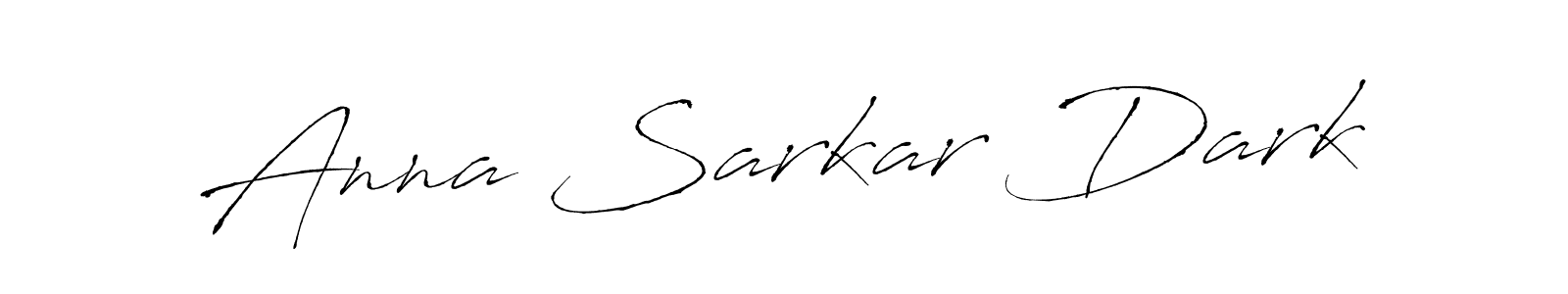 How to make Anna Sarkar Dark signature? Antro_Vectra is a professional autograph style. Create handwritten signature for Anna Sarkar Dark name. Anna Sarkar Dark signature style 6 images and pictures png