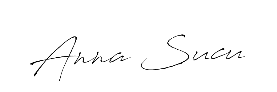 Use a signature maker to create a handwritten signature online. With this signature software, you can design (Antro_Vectra) your own signature for name Anna Sucu. Anna Sucu signature style 6 images and pictures png