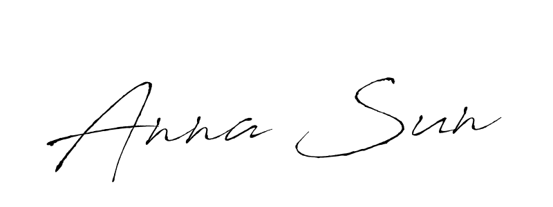 Make a beautiful signature design for name Anna Sun. Use this online signature maker to create a handwritten signature for free. Anna Sun signature style 6 images and pictures png