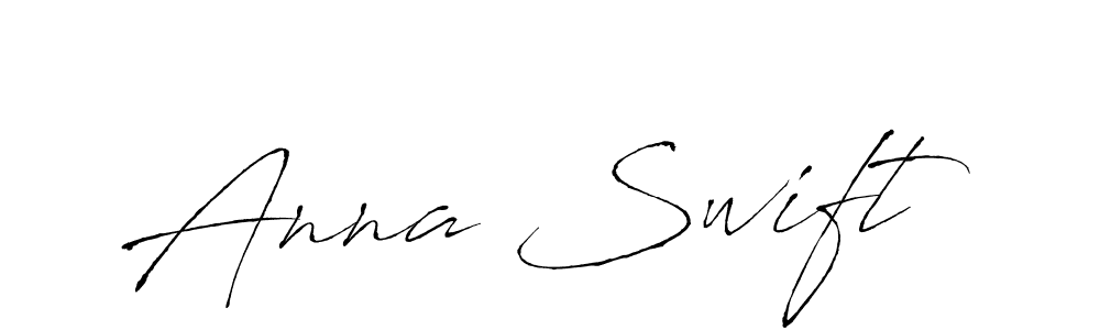 How to make Anna Swift name signature. Use Antro_Vectra style for creating short signs online. This is the latest handwritten sign. Anna Swift signature style 6 images and pictures png