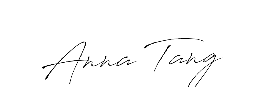 Make a beautiful signature design for name Anna Tang. With this signature (Antro_Vectra) style, you can create a handwritten signature for free. Anna Tang signature style 6 images and pictures png