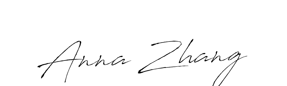 You should practise on your own different ways (Antro_Vectra) to write your name (Anna Zhang) in signature. don't let someone else do it for you. Anna Zhang signature style 6 images and pictures png