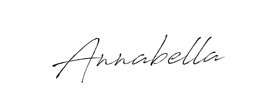 Design your own signature with our free online signature maker. With this signature software, you can create a handwritten (Antro_Vectra) signature for name Annabella. Annabella signature style 6 images and pictures png