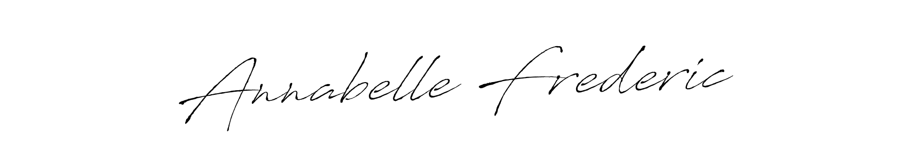 Make a beautiful signature design for name Annabelle Frederic. With this signature (Antro_Vectra) style, you can create a handwritten signature for free. Annabelle Frederic signature style 6 images and pictures png