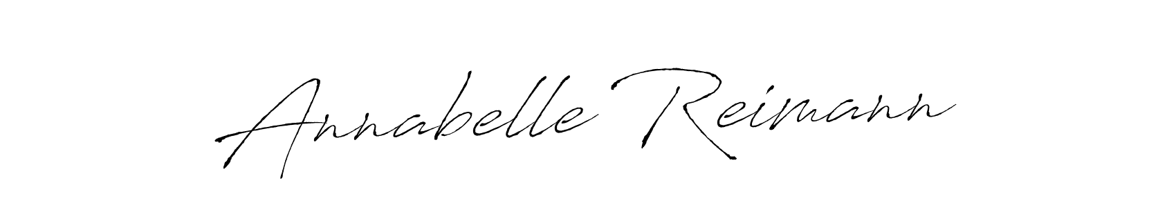 Design your own signature with our free online signature maker. With this signature software, you can create a handwritten (Antro_Vectra) signature for name Annabelle Reimann. Annabelle Reimann signature style 6 images and pictures png