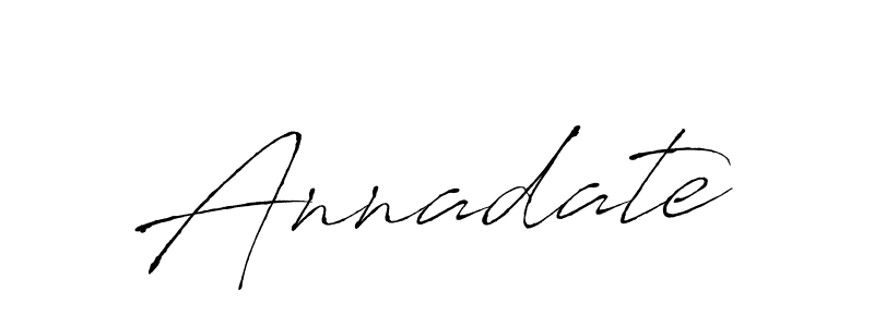 Use a signature maker to create a handwritten signature online. With this signature software, you can design (Antro_Vectra) your own signature for name Annadate. Annadate signature style 6 images and pictures png