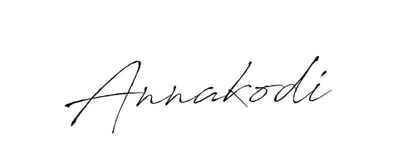 Design your own signature with our free online signature maker. With this signature software, you can create a handwritten (Antro_Vectra) signature for name Annakodi. Annakodi signature style 6 images and pictures png