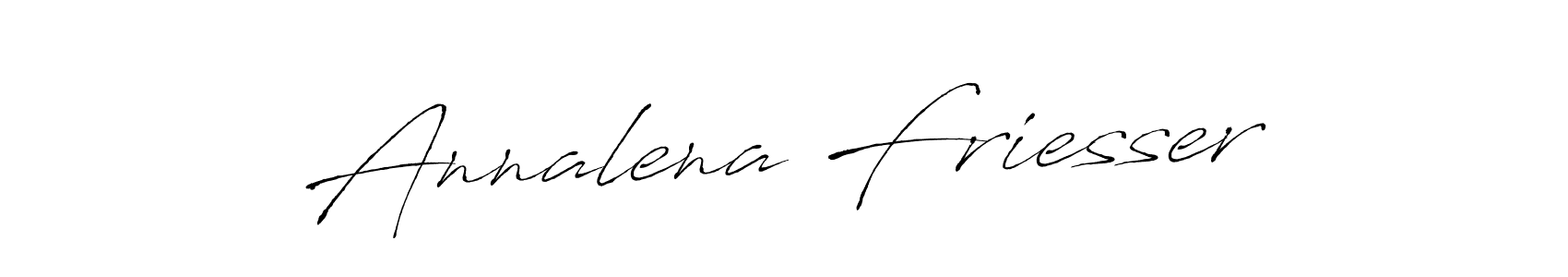 Create a beautiful signature design for name Annalena Friesser. With this signature (Antro_Vectra) fonts, you can make a handwritten signature for free. Annalena Friesser signature style 6 images and pictures png
