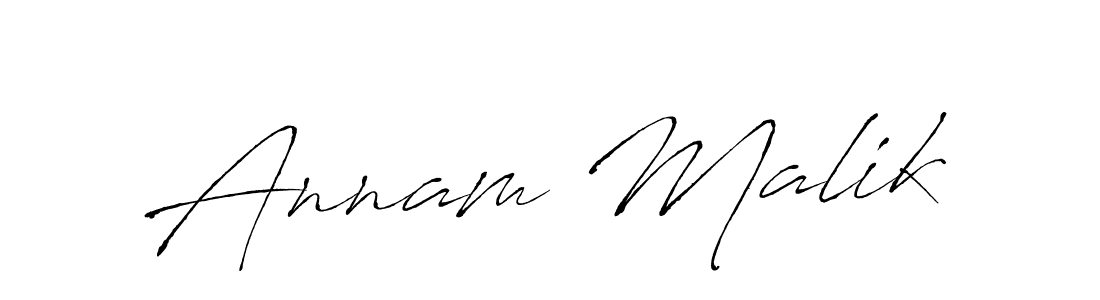 You should practise on your own different ways (Antro_Vectra) to write your name (Annam Malik) in signature. don't let someone else do it for you. Annam Malik signature style 6 images and pictures png